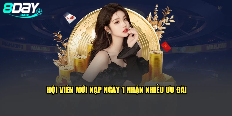 Hội viên mới nạp ngày 1 nhận nhiều ưu đãi