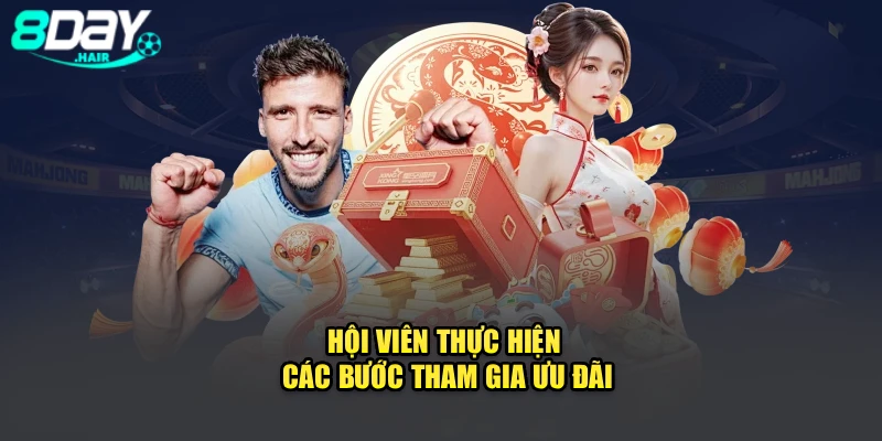 Hội viên thực hiện các bước tham gia ưu đãi