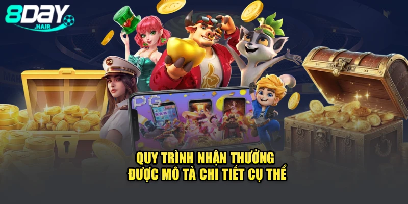 Quy trình nhận thưởng được mô tả chi tiết cụ thể