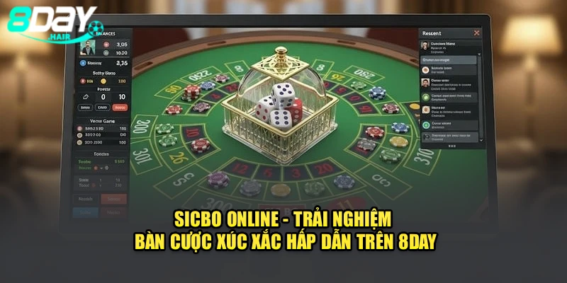 Sicbo Online - Trải Nghiệm Bàn Cược Xúc Xắc Hấp Dẫn Trên 8Day