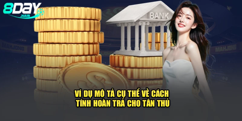 Ví dụ mô tả cụ thể về cách tính hoàn trả cho tân thủ
