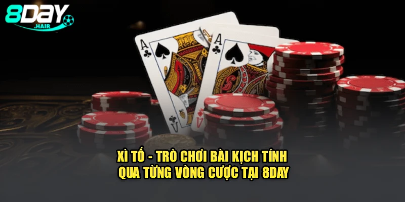 Xì Tố - Trò Chơi Bài Kịch Tính Qua Từng Vòng Cược Tại 8Day